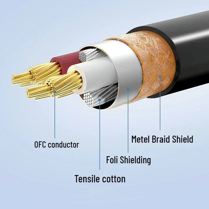 DREMAKE 6.35mm (1/4 Inch) TS/TRS Jack to XLR Female Cable