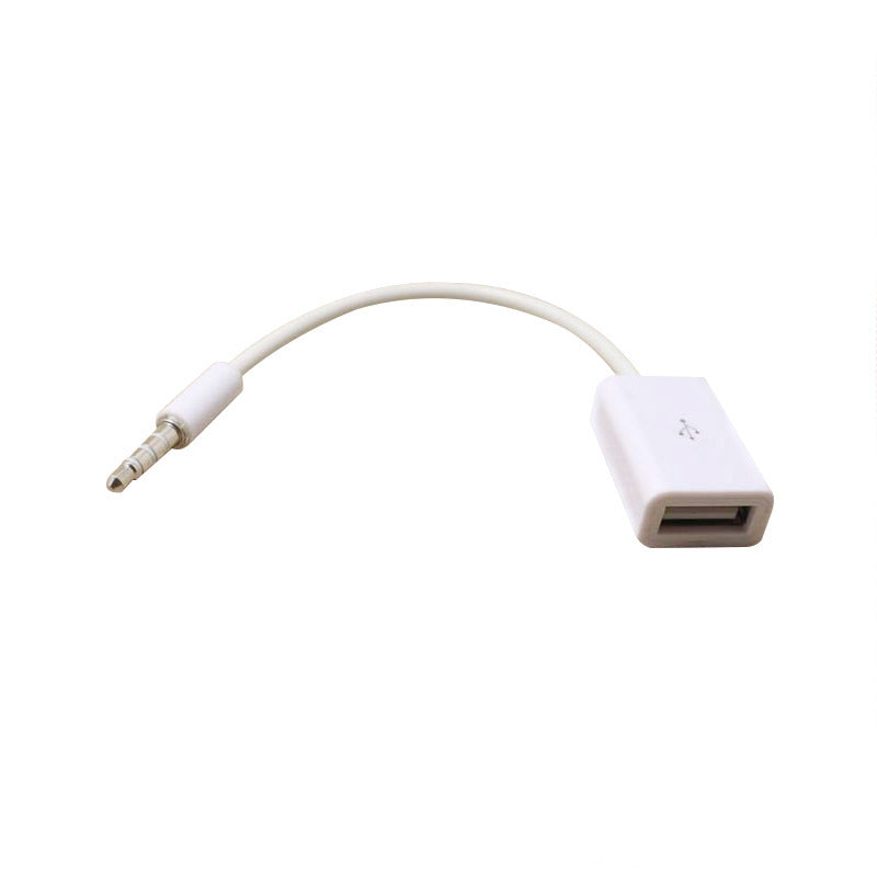 3.5mm Male AUX To USB 2.0 Female Converter