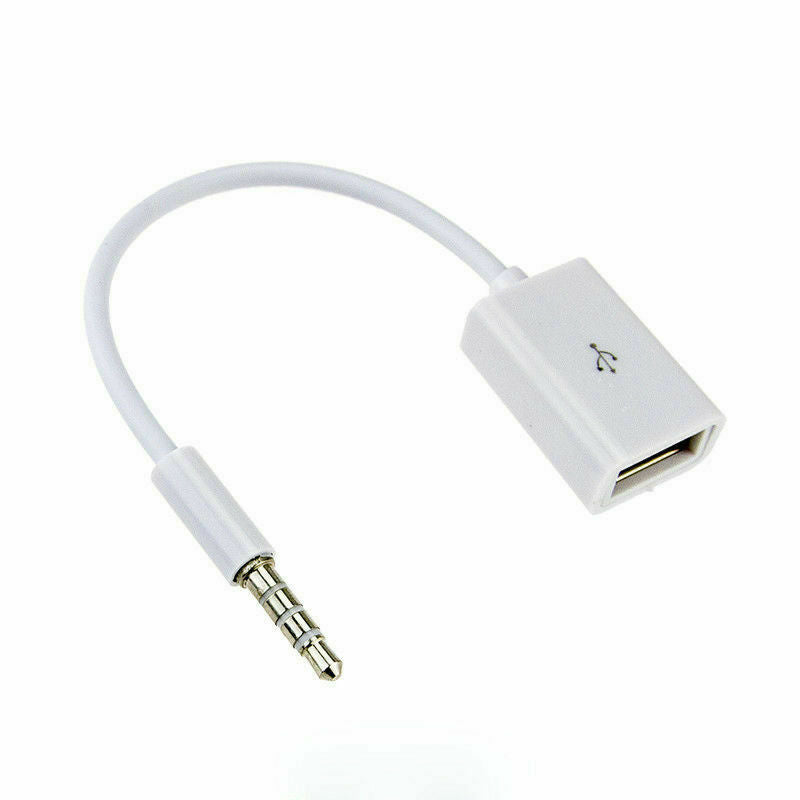 3.5mm Male AUX To USB 2.0 Female Converter