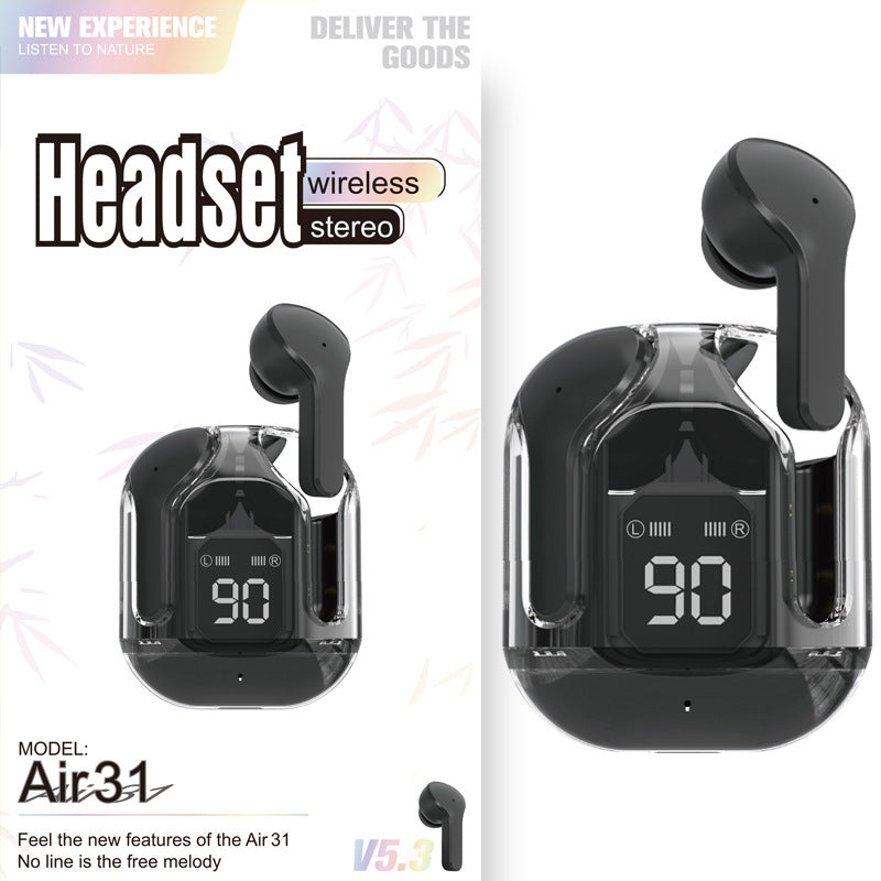 TWS Mini Transparent Bluetooth Headphones
