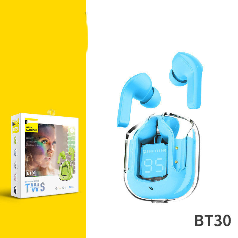 TWS Mini Transparent Bluetooth Headphones