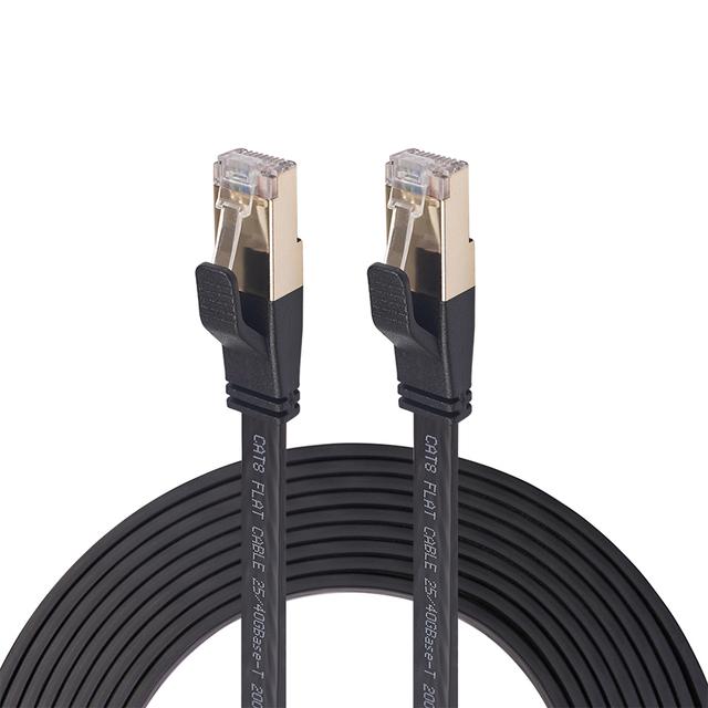 40Gbps Cat8 Ethernet Cable With Gold Plate