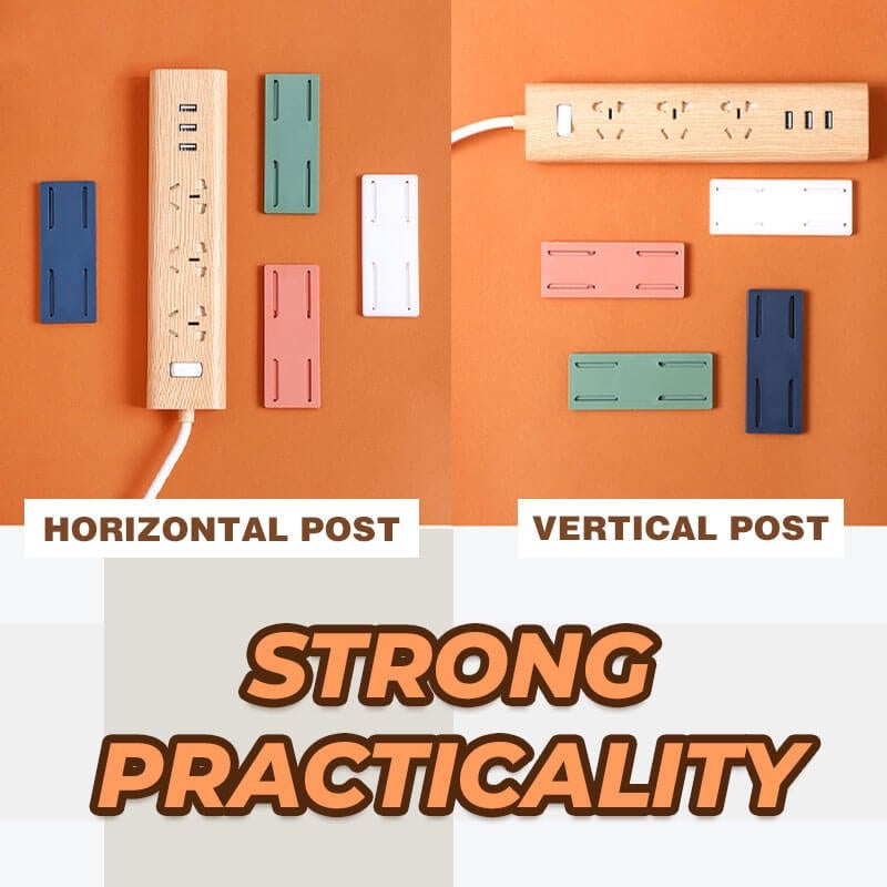 Power Strip Self-adhesive Holder [Single Color Sets]