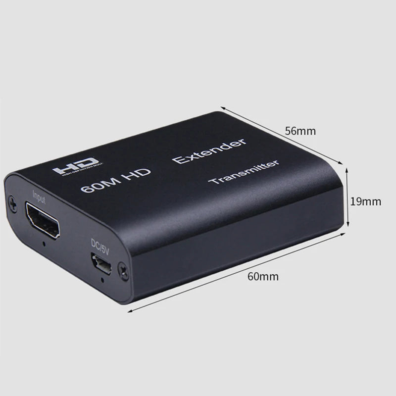 OllyMurs 1 Pair HDMI Extender over RJ45/CAT/Ethernet