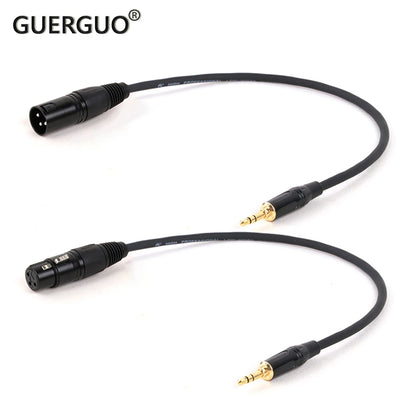 XLR To 3.5mm (1/8 Inch) Stereo Audio Cable