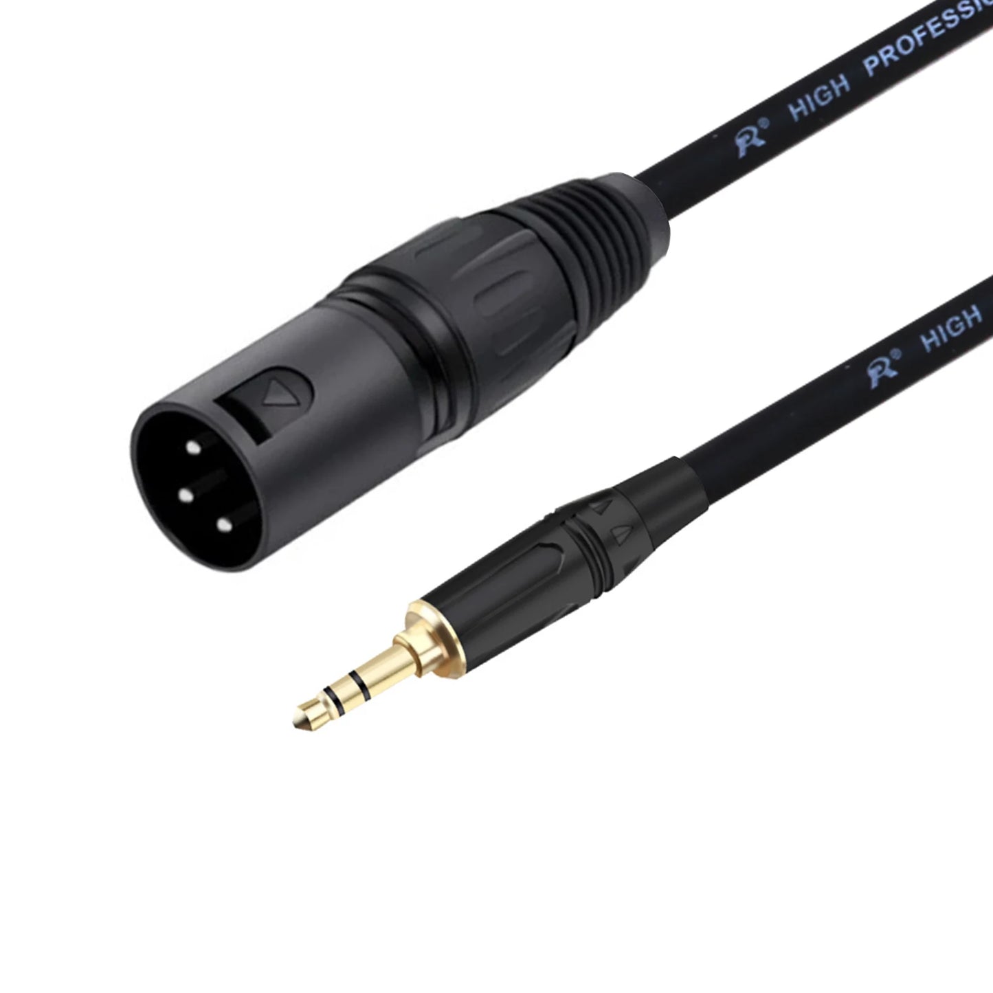 XLR To 3.5mm (1/8 Inch) Stereo Audio Cable