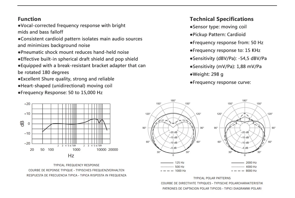 Lokchonk SM58 Cardioid Dynamic Microphone