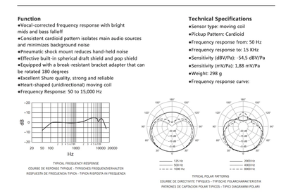 Lokchonk SM58 Cardioid Dynamic Microphone