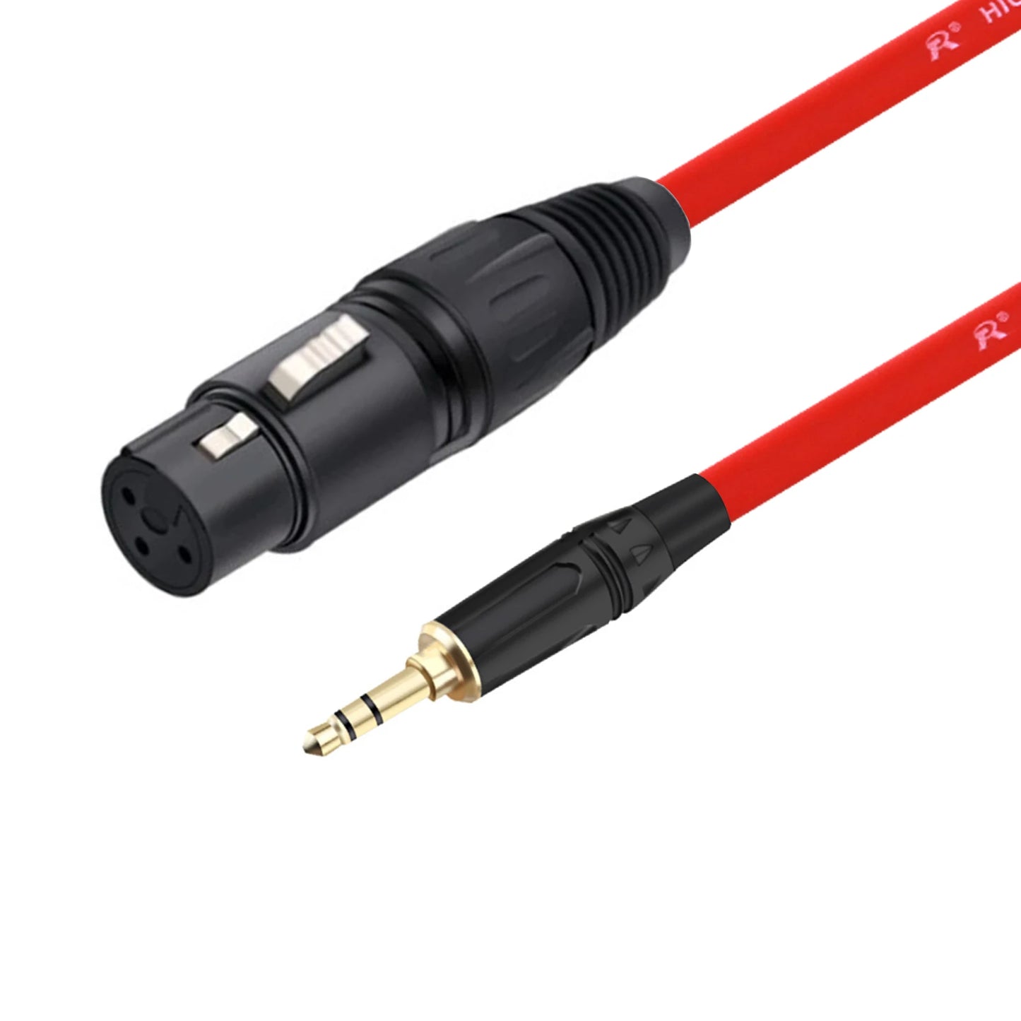 XLR To 3.5mm (1/8 Inch) Stereo Audio Cable