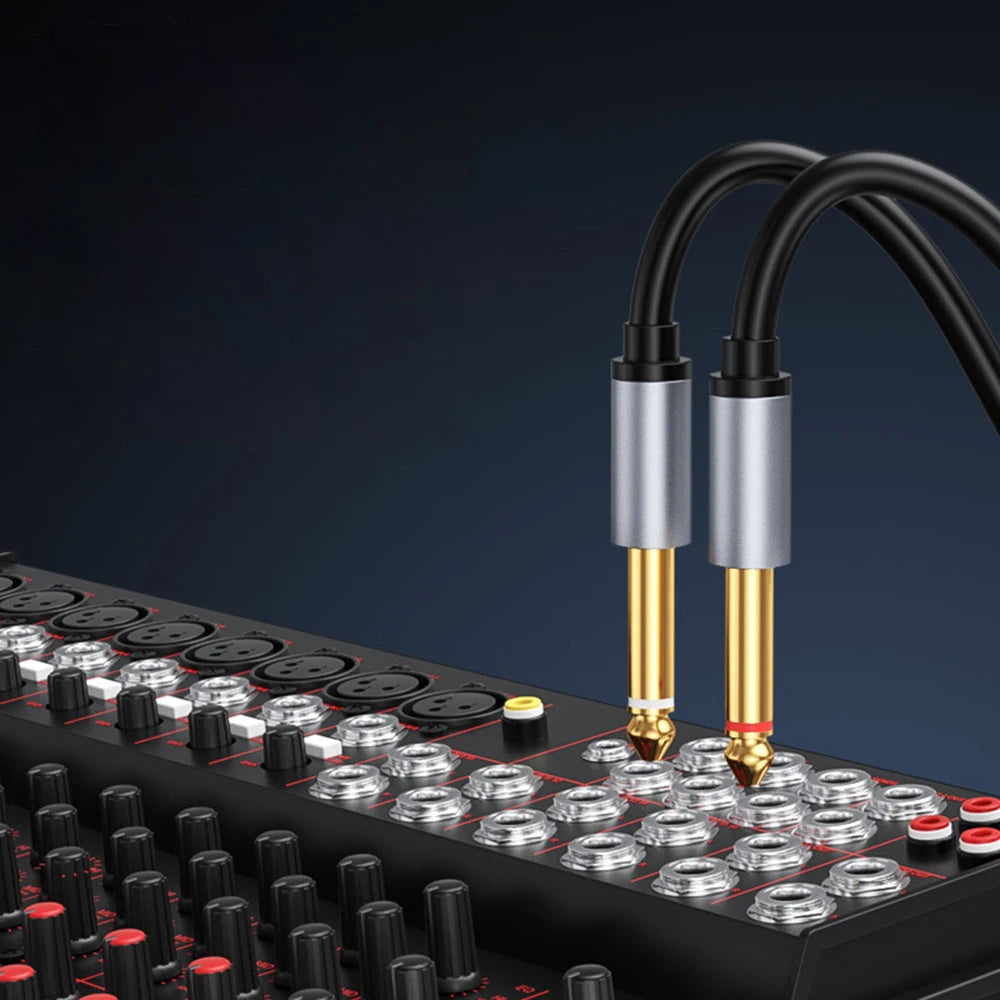 ORZERHOME 1/8" (3.5mm) TRS to Dual 1/4" (6.35mm) TS Jack Audio Cable