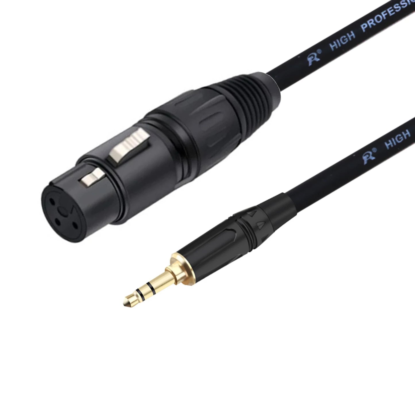 XLR To 3.5mm (1/8 Inch) Stereo Audio Cable