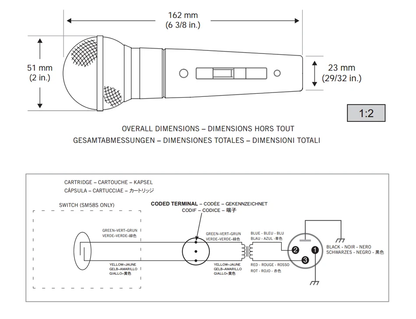 Lokchonk SM58 Cardioid Dynamic Microphone