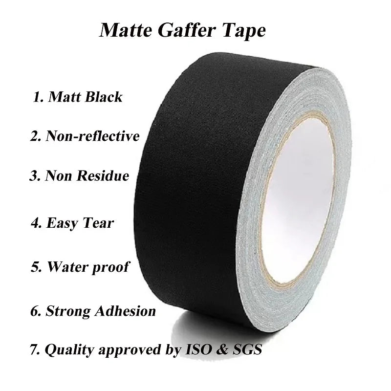 Matte Black Gaffer Tape