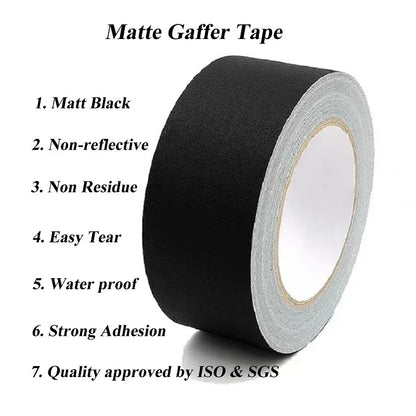 Matte Black Gaffer Tape