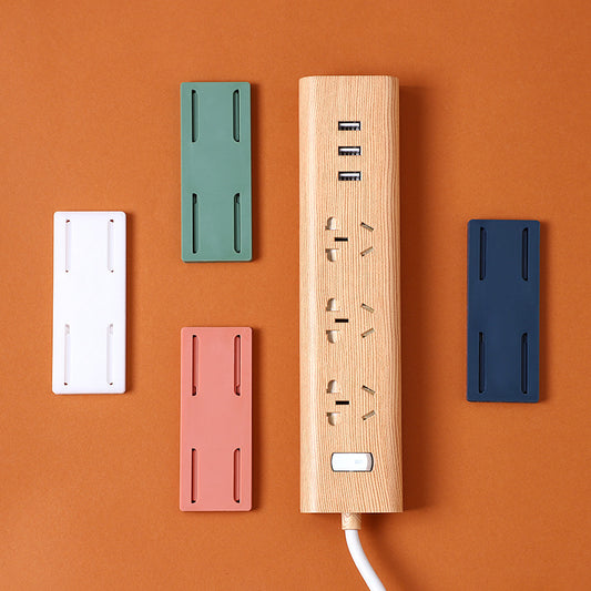 Power Strip Self-adhesive Holder [Random Color Sets]