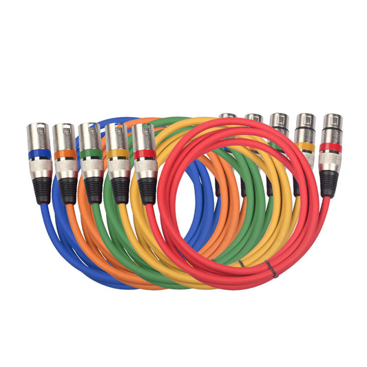 Cannon Male To Female XLR Cables