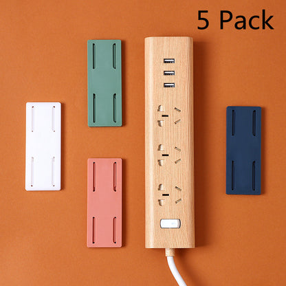 Power Strip Self-adhesive Holder [Random Color Sets]