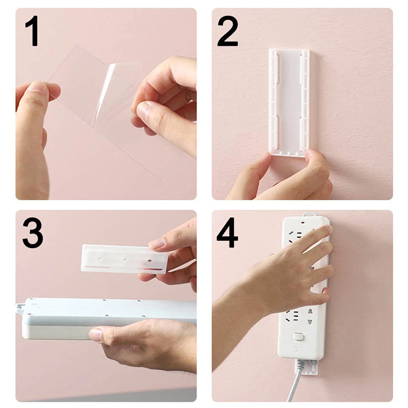 Power Strip Self-adhesive Holder [Single Color Sets]